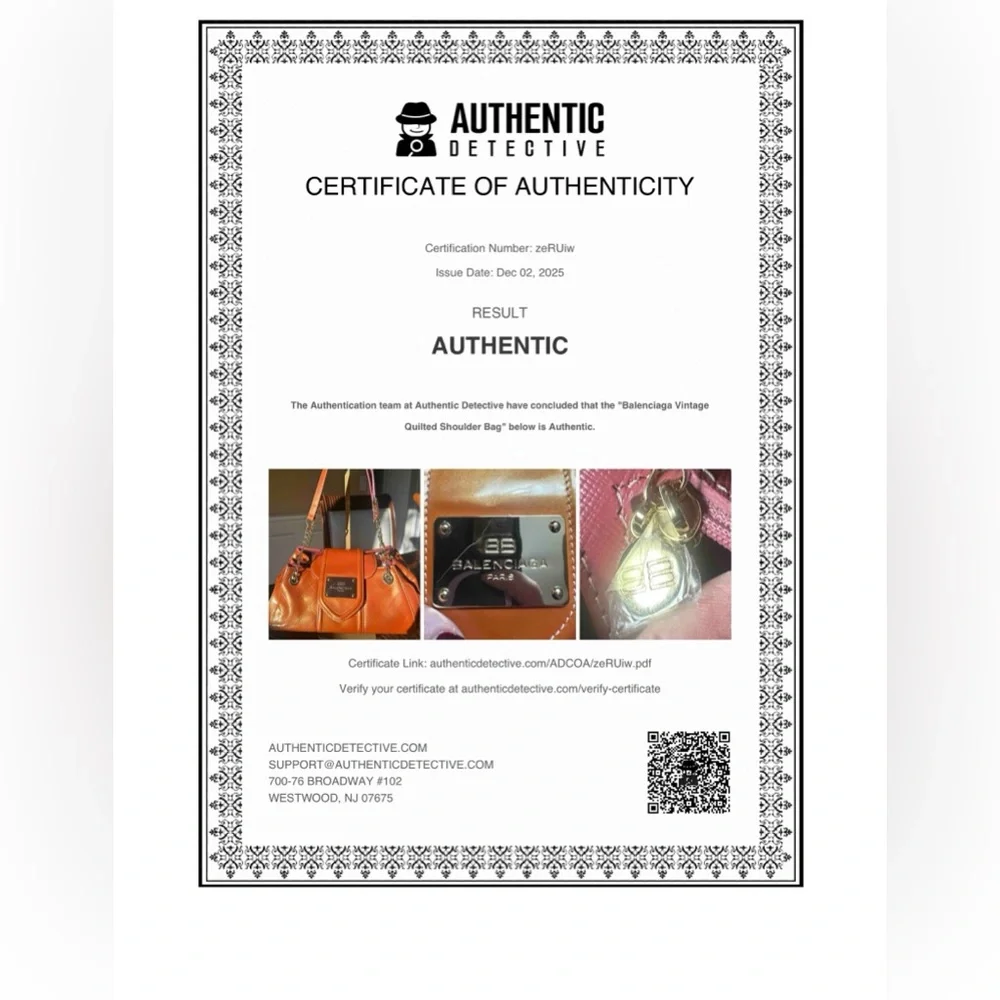 Balenciaga chain shoulder bag - Rare find with COA - Picture 9 of 9